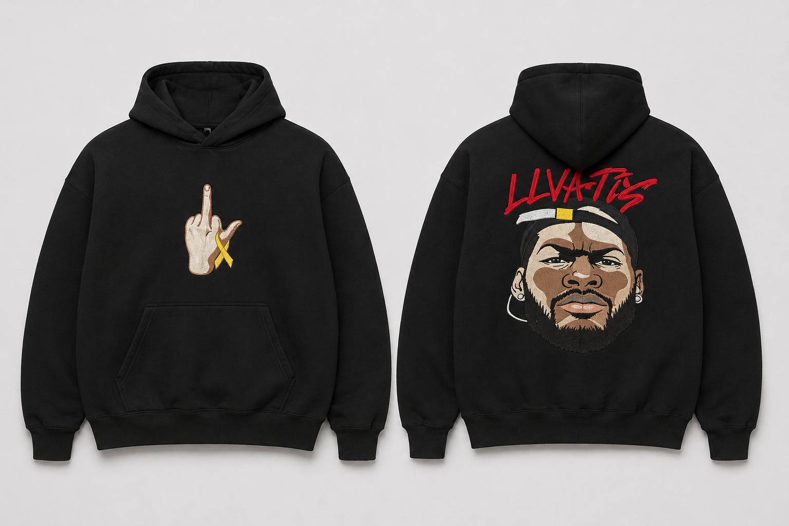 F Cancer Long Live Vatis Embroidered Hoodie